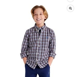 New U.S. Polo Assn. Boys Long Sleeve Button Down Shirt western rodeo size Xs 4-5